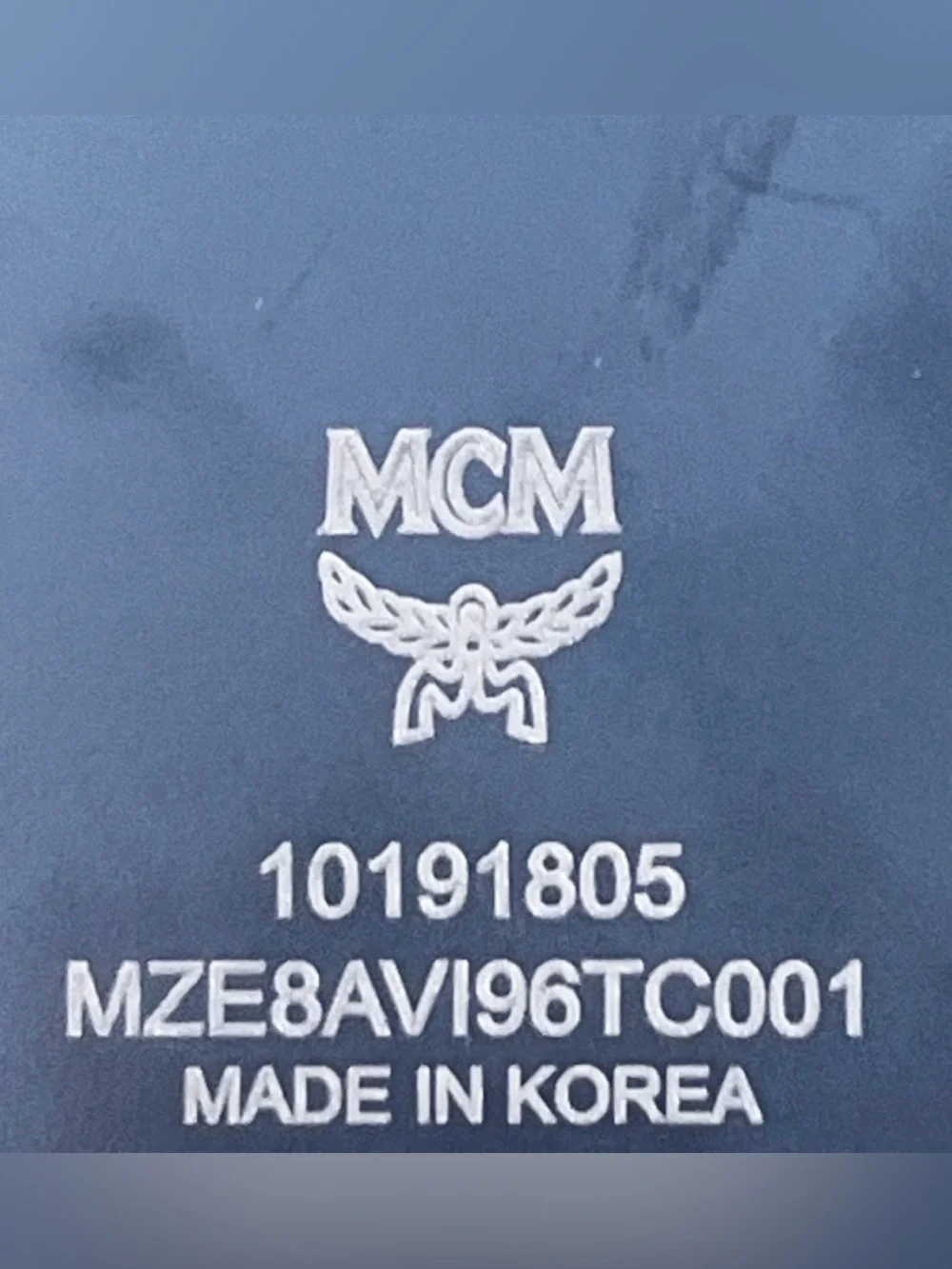 MCM METALLIC ROSE GOLD LOGO PHONE CASE IPHONE 7/8 PLUS